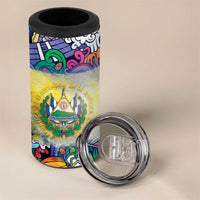 El Salvador 4 in 1 Can Cooler Tumbler Funny Local Inspired - Wonder Print Shop
