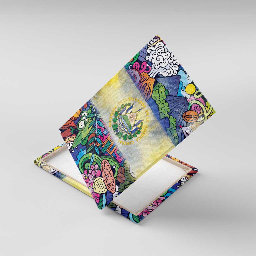 El Salvador Canvas Wall Art Funny Local Inspired - Wonder Print Shop