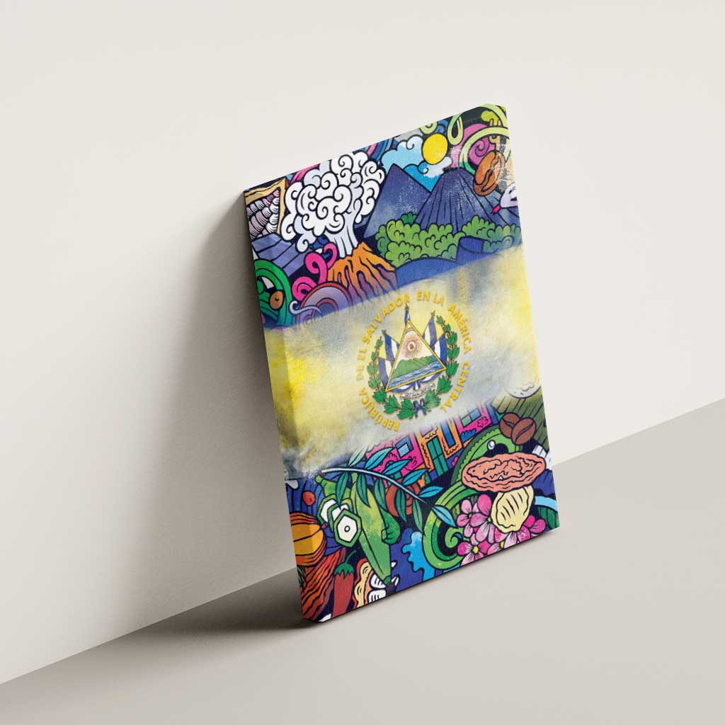 El Salvador Canvas Wall Art Funny Local Inspired - Wonder Print Shop