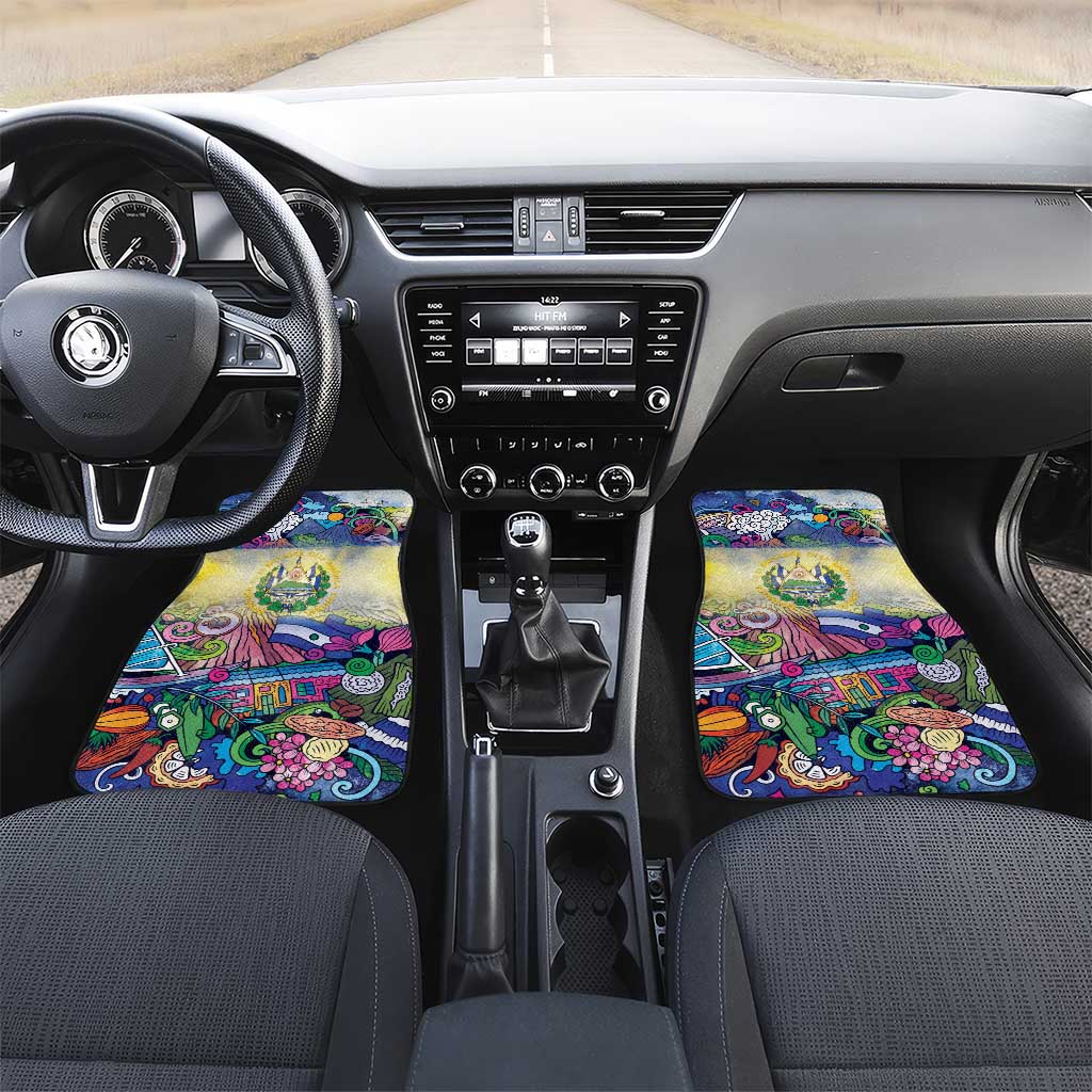 El Salvador Car Mats Funny Local Inspired - Wonder Print Shop
