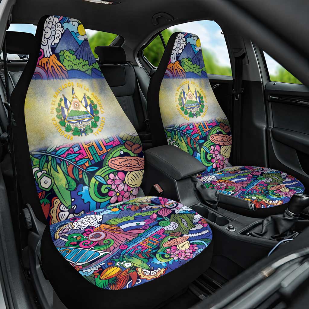 El Salvador Car Seat Cover Funny Local Inspired - Wonder Print Shop