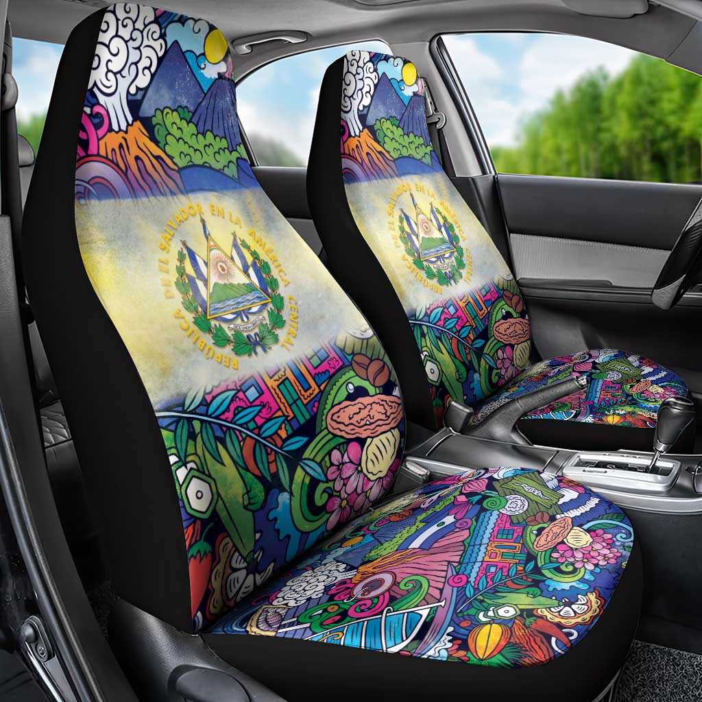 El Salvador Car Seat Cover Funny Local Inspired - Wonder Print Shop