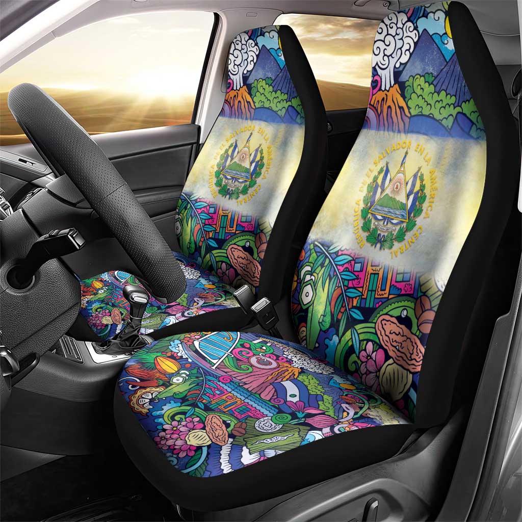 El Salvador Car Seat Cover Funny Local Inspired - Wonder Print Shop
