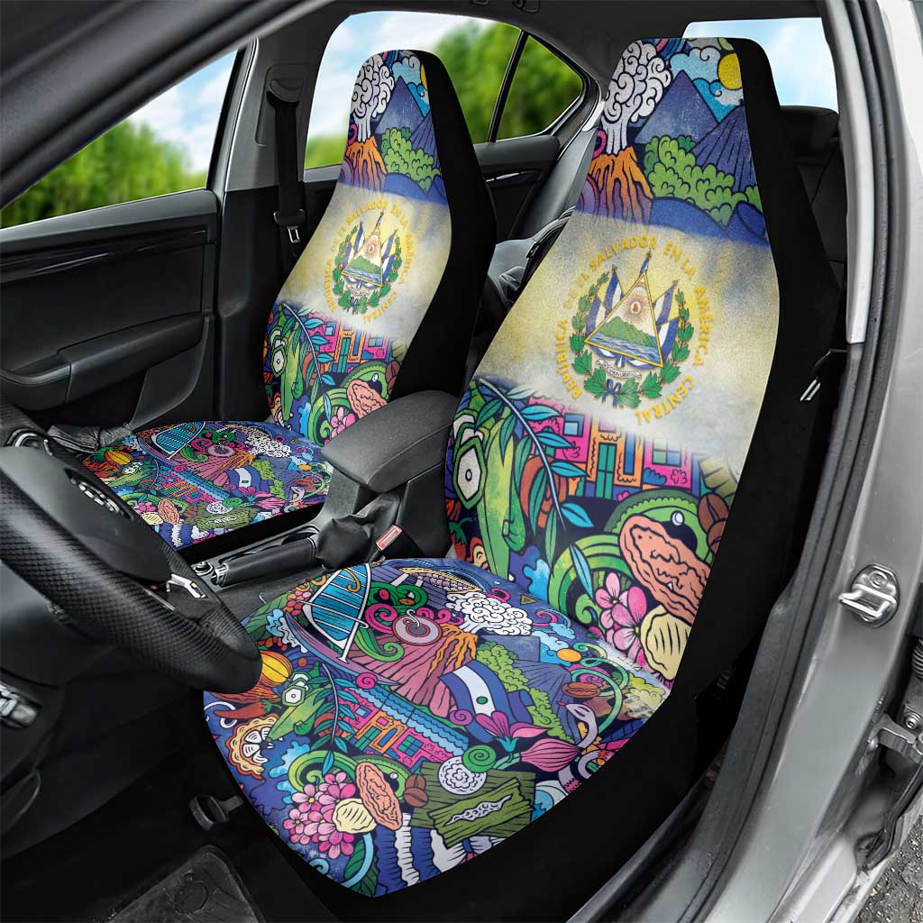 El Salvador Car Seat Cover Funny Local Inspired - Wonder Print Shop