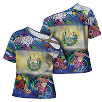 El Salvador Cross Shoulder Shirt Funny Local Inspired - Wonder Print Shop