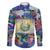 El Salvador Family Matching Off The Shoulder Long Sleeve Dress and Hawaiian Shirt Funny Local Inspired - Wonder Print Shop