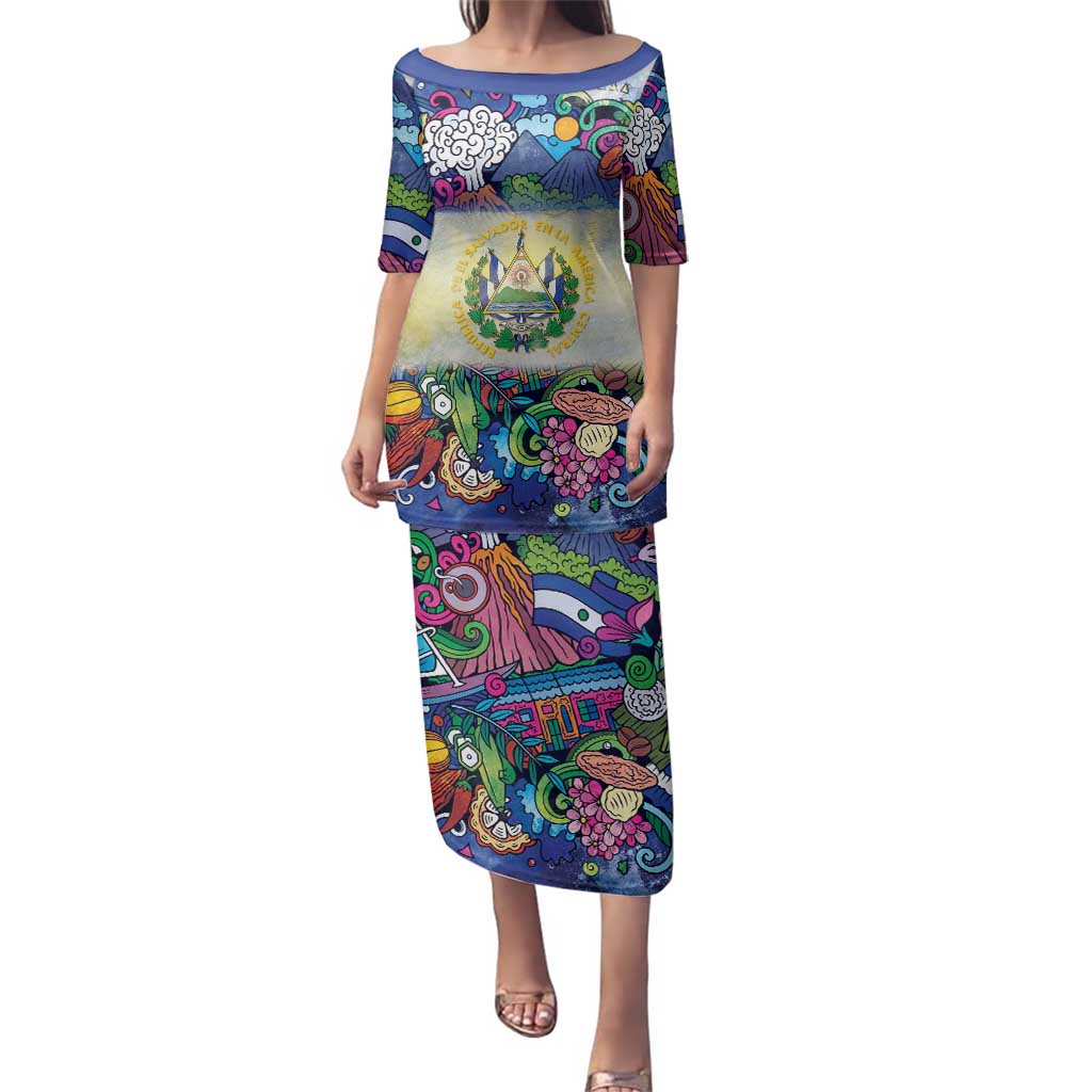 El Salvador Family Matching Puletasi and Hawaiian Shirt Funny Local Inspired - Wonder Print Shop