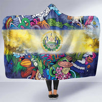El Salvador Hooded Blanket Funny Local Inspired - Wonder Print Shop