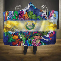El Salvador Hooded Blanket Funny Local Inspired - Wonder Print Shop