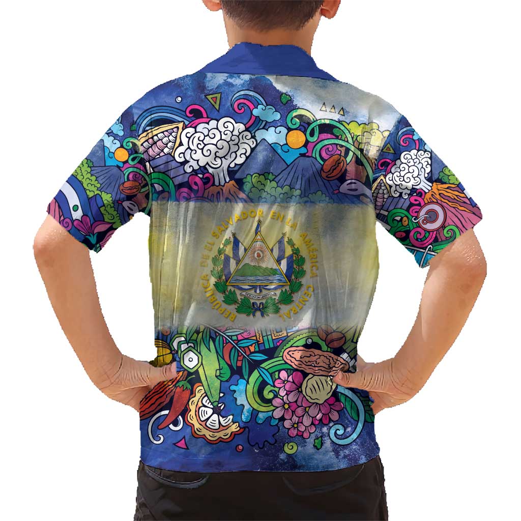 El Salvador Kid Hawaiian Shirt Funny Local Inspired - Wonder Print Shop