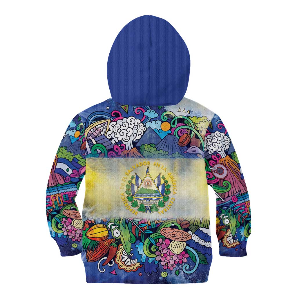 El Salvador Kid Hoodie Funny Local Inspired - Wonder Print Shop