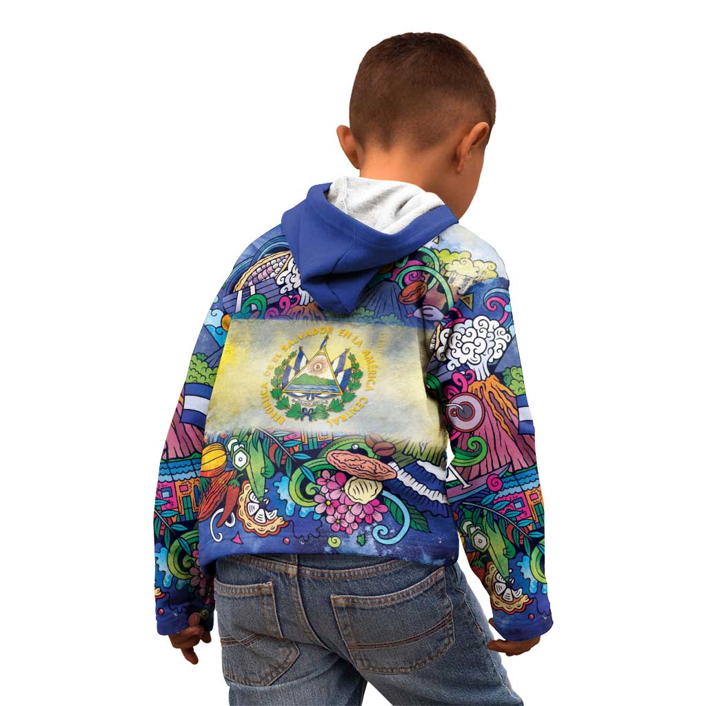 El Salvador Kid Hoodie Funny Local Inspired - Wonder Print Shop
