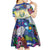 El Salvador Kid Short Sleeve Dress Funny Local Inspired - Wonder Print Shop