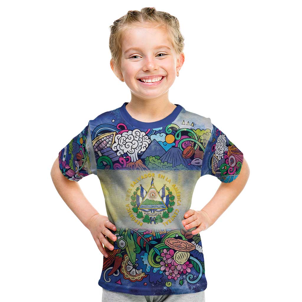 El Salvador Kid T Shirt Funny Local Inspired - Wonder Print Shop