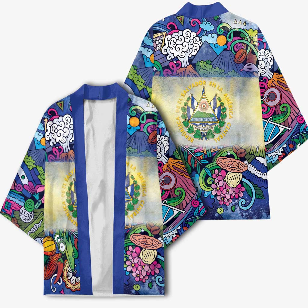 El Salvador Kimono Funny Local Inspired - Wonder Print Shop