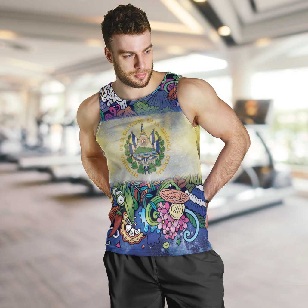 El Salvador Men Tank Top Funny Local Inspired - Wonder Print Shop