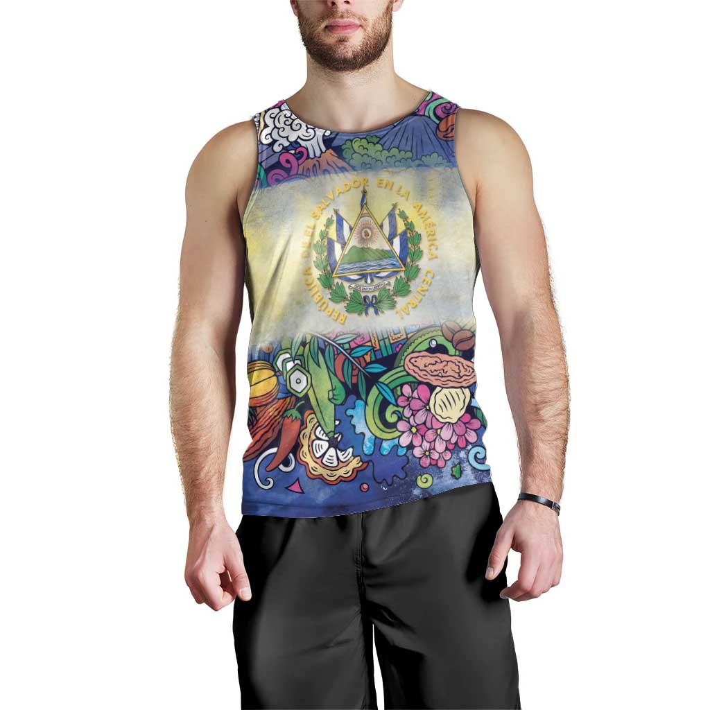 El Salvador Men Tank Top Funny Local Inspired - Wonder Print Shop