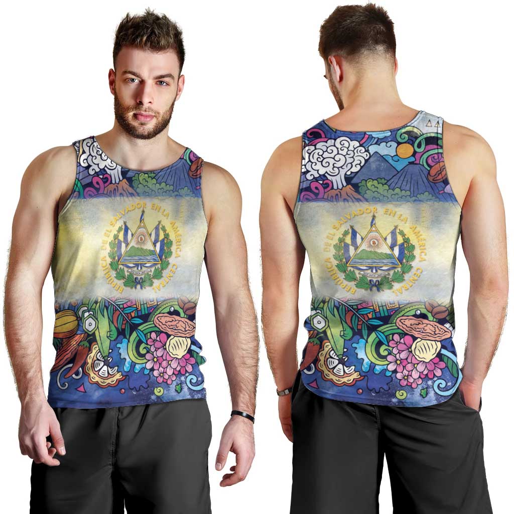 El Salvador Men Tank Top Funny Local Inspired - Wonder Print Shop