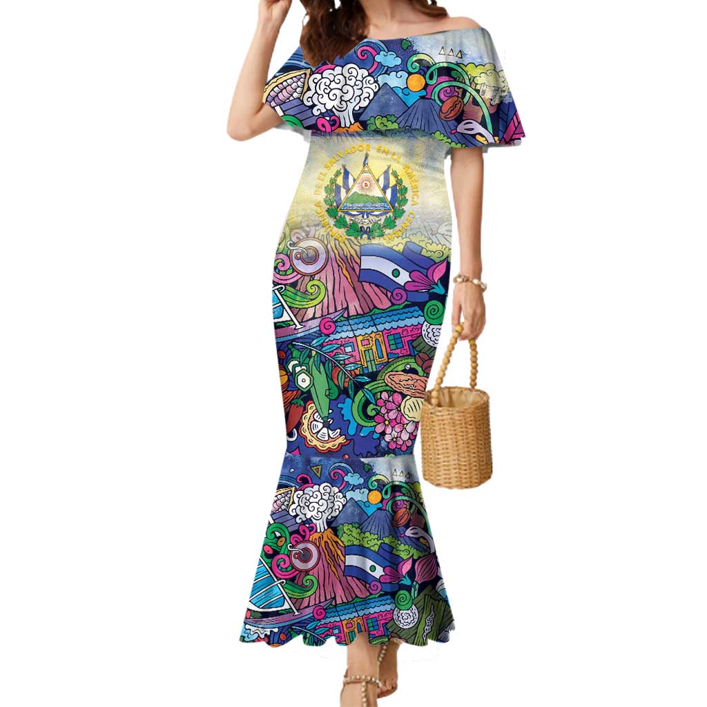 El Salvador Mermaid Dress Funny Local Inspired - Wonder Print Shop