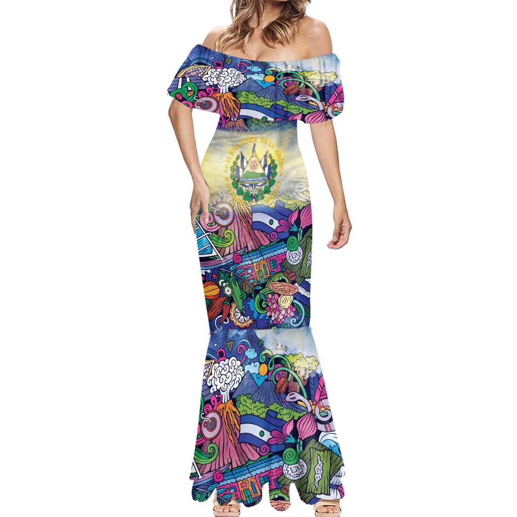 El Salvador Mermaid Dress Funny Local Inspired - Wonder Print Shop