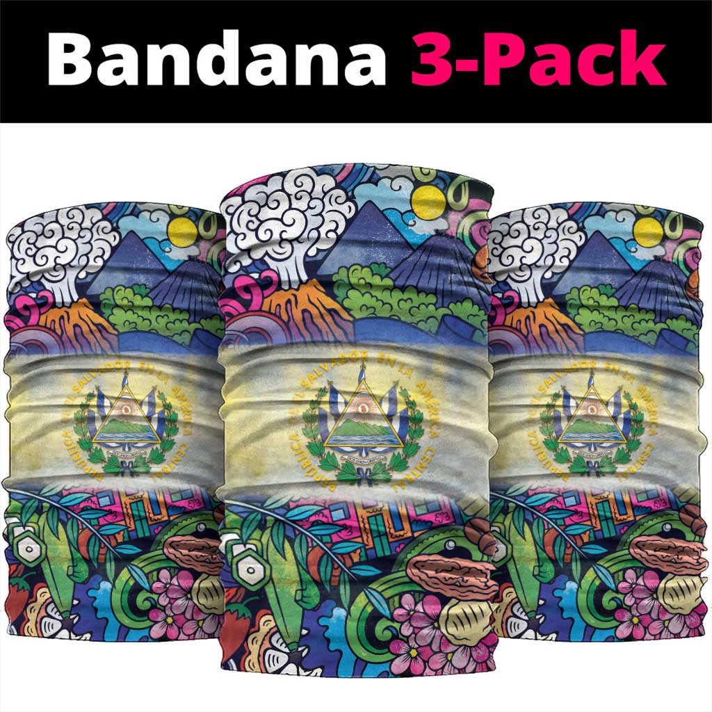 El Salvador Neck Gaiter Funny Local Inspired - Wonder Print Shop