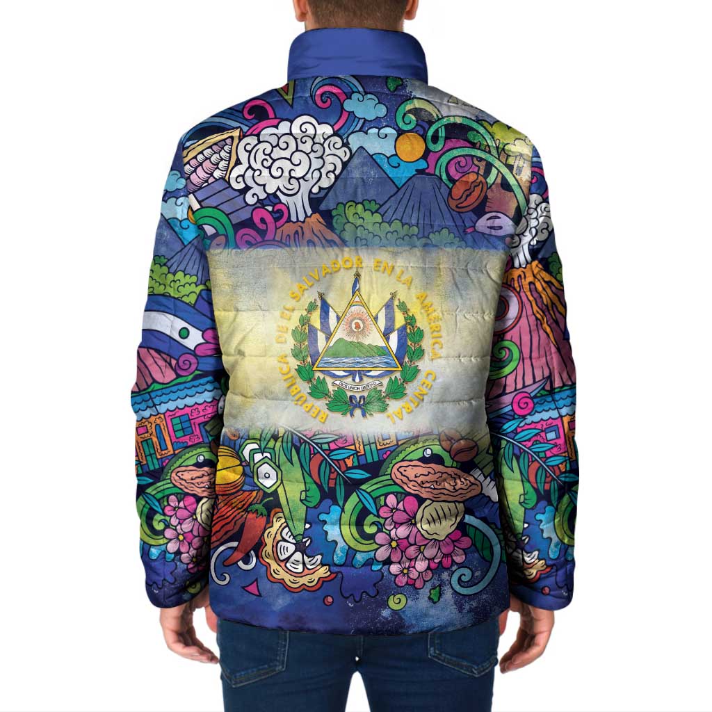 El Salvador Padded Jacket Funny Local Inspired - Wonder Print Shop
