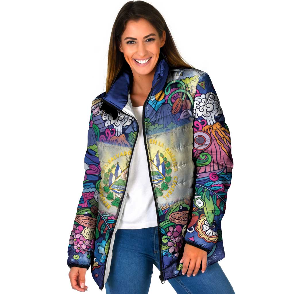 El Salvador Padded Jacket Funny Local Inspired - Wonder Print Shop