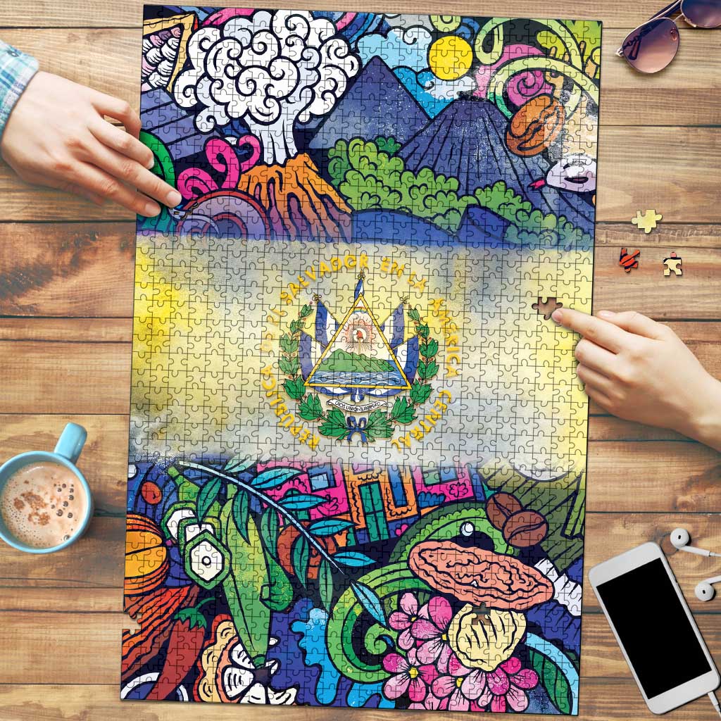 El Salvador Puzzle Funny Local Inspired - Wonder Print Shop