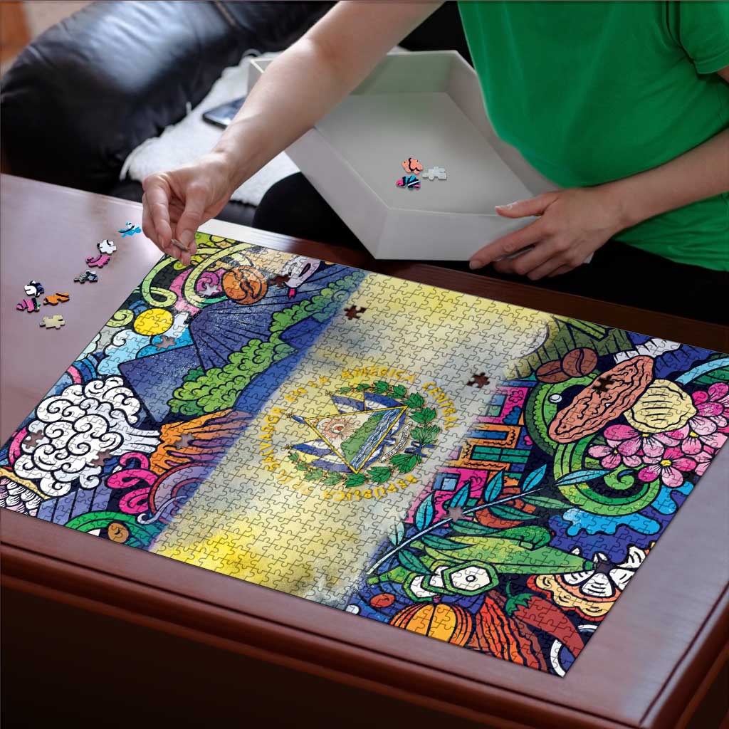 El Salvador Puzzle Funny Local Inspired - Wonder Print Shop