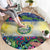El Salvador Round Carpet Funny Local Inspired - Wonder Print Shop