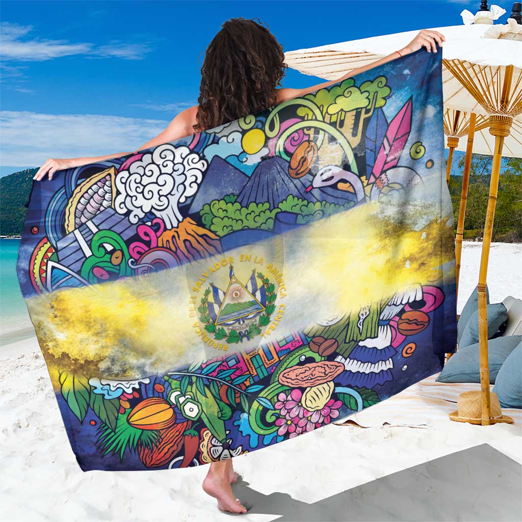 El Salvador Sarong Funny Local Inspired - Wonder Print Shop
