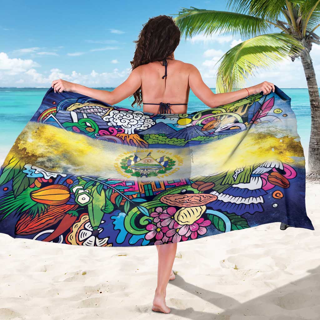 El Salvador Sarong Funny Local Inspired - Wonder Print Shop