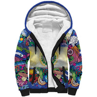 El Salvador Sherpa Hoodie Funny Local Inspired - Wonder Print Shop