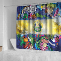 El Salvador Shower Curtain Funny Local Inspired - Wonder Print Shop