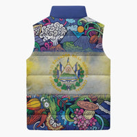 El Salvador Sleeveless Puffer Jacket Funny Local Inspired - Wonder Print Shop