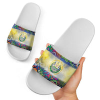 El Salvador Slide Sandals Funny Local Inspired - Wonder Print Shop