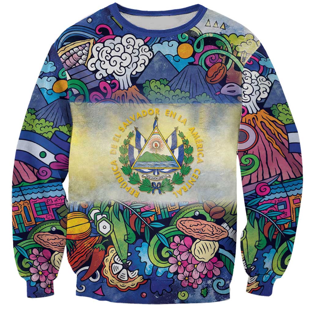 El Salvador Sweatshirt Funny Local Inspired - Wonder Print Shop