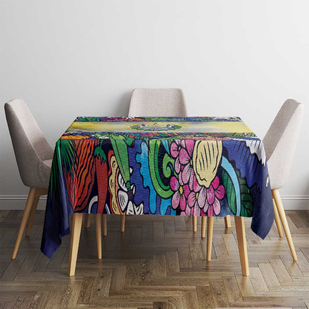El Salvador Tablecloth Funny Local Inspired - Wonder Print Shop