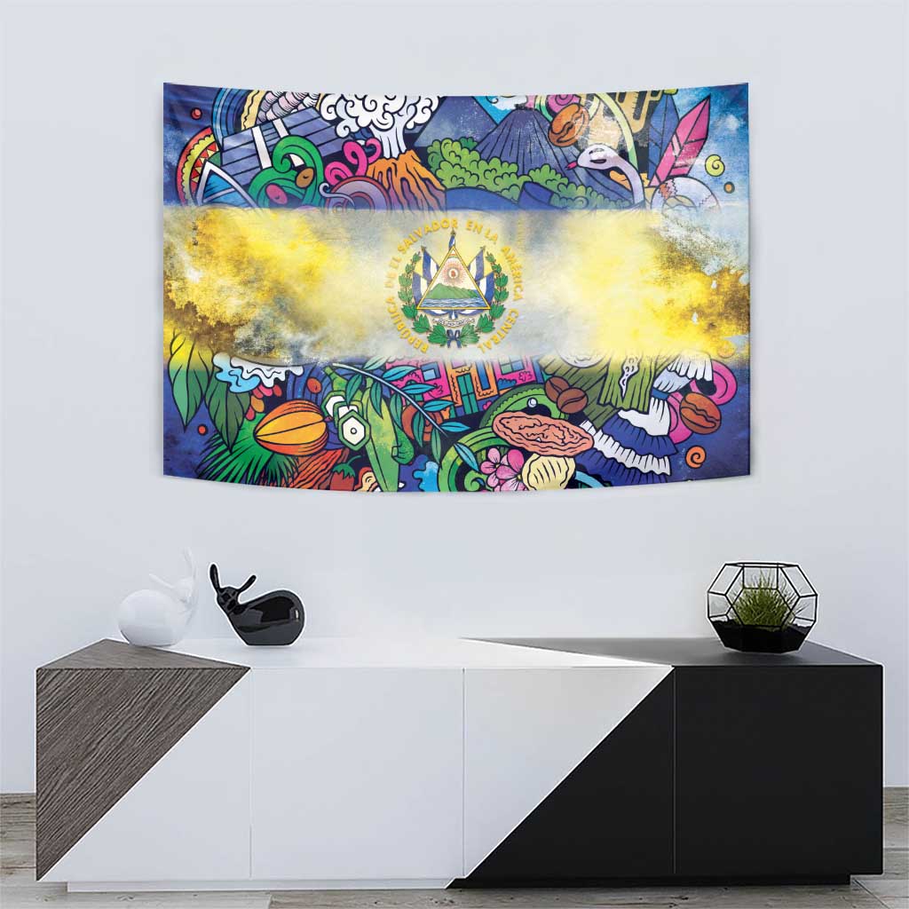 El Salvador Tapestry Funny Local Inspired - Wonder Print Shop