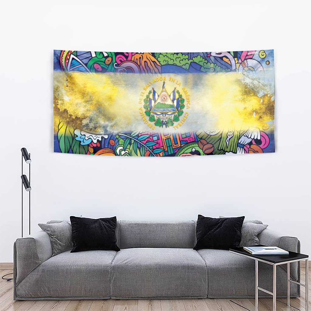 El Salvador Tapestry Funny Local Inspired - Wonder Print Shop