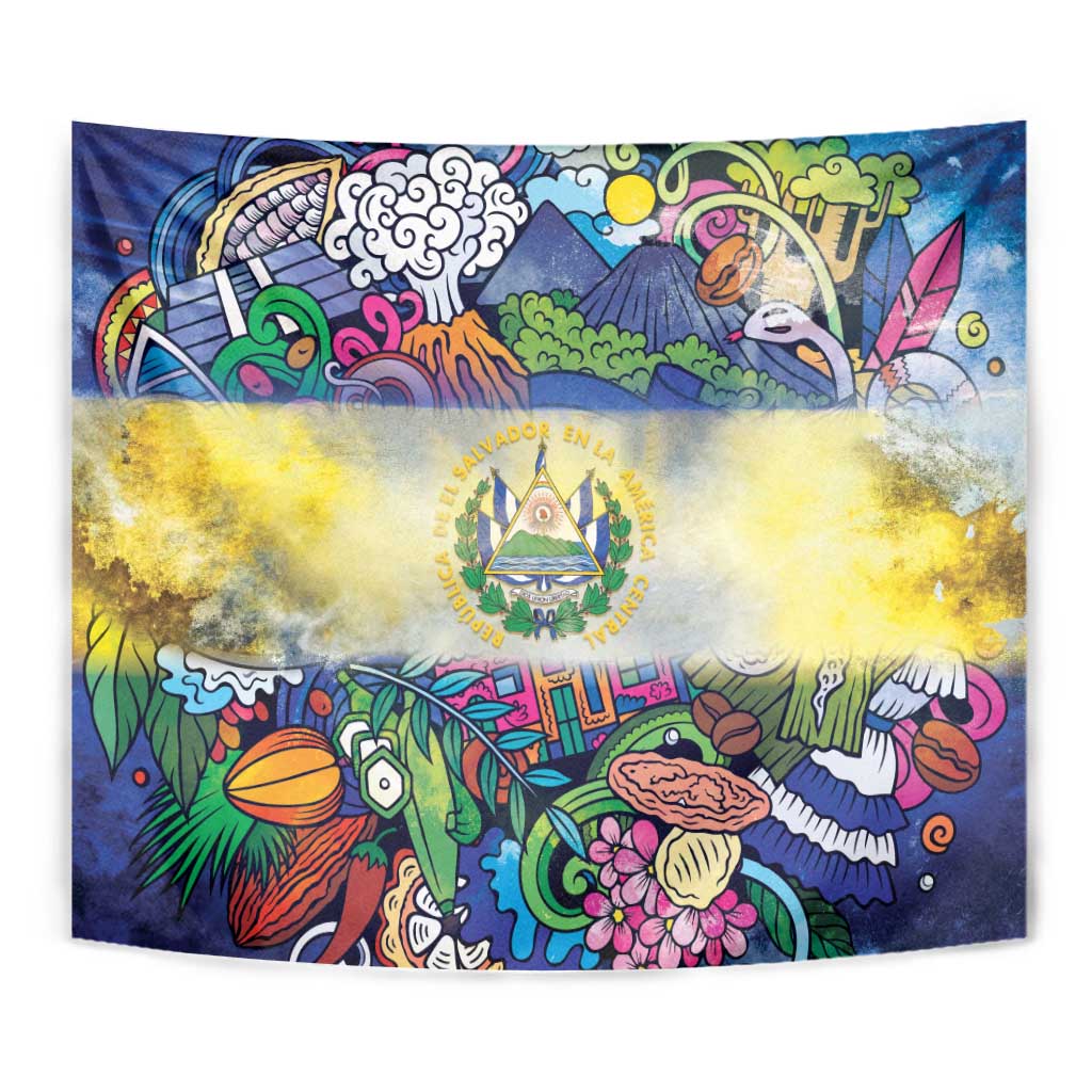 El Salvador Tapestry Funny Local Inspired - Wonder Print Shop