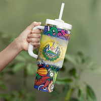 El Salvador Tumbler With Handle Funny Local Inspired - Wonder Print Shop