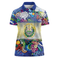 El Salvador Women Polo Shirt Funny Local Inspired - Wonder Print Shop