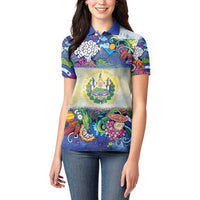 El Salvador Women Polo Shirt Funny Local Inspired - Wonder Print Shop