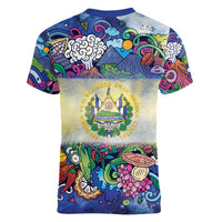 El Salvador Women V-Neck T-Shirt Funny Local Inspired - Wonder Print Shop