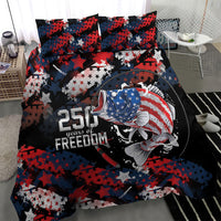 Largemouth Bass Fishing Bedding Set America 250 Year Freedom