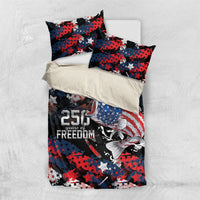 Largemouth Bass Fishing Bedding Set America 250 Year Freedom