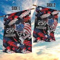 Largemouth Bass Fishing Garden Flag America 250 Year Freedom