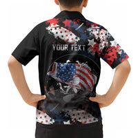 Personalized Largemouth Bass Fishing Hawaiian Shirt America 250 Year Freedom