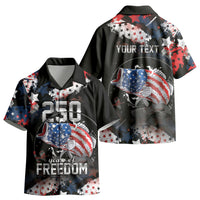 Personalized Largemouth Bass Fishing Kid Hawaiian Shirt America 250 Year Freedom